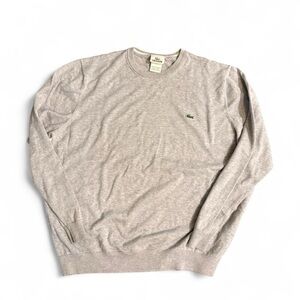 Lacoste Men's Light Gray Crewneck Sweater